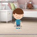 Wooden figure printed Boy