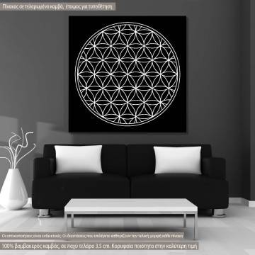 Canvas print Flower of life