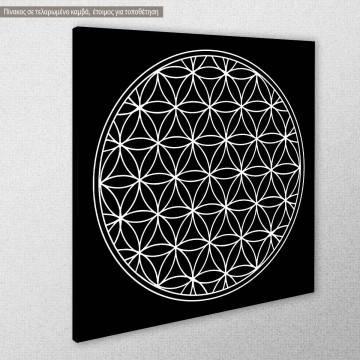 Πίνακας σε καμβά Flower of life 2