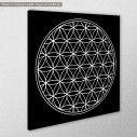 Flower of life, πίνακας σε καμβά, κοντινό