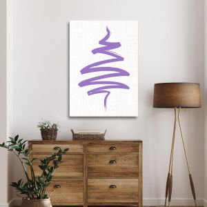 Canvas print Tree abstract multicolor Framed canvas View 1 2