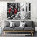 Canvas print Red bicycle