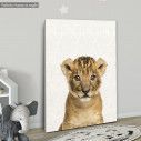 Kids canvas print Lion cub