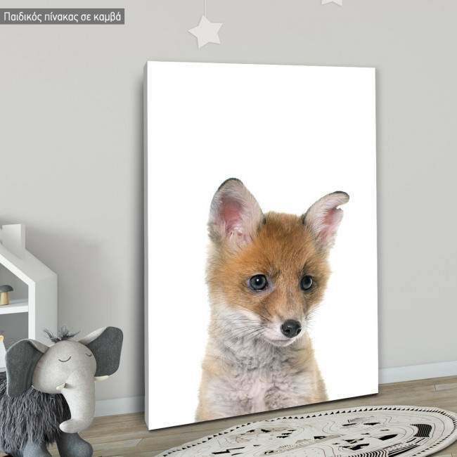 Kids canvas print Fox