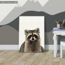 Kids canvas print Raccoon