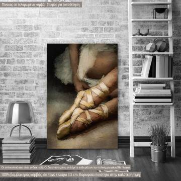 Canvas print The ballet dancer
