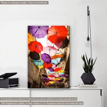 Canvas print  Umbrella street