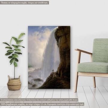 Canvas print Underneath Niagara falls, Ferdinand R.