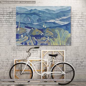 Canvas print Village, Roerich N.