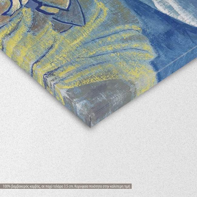 Canvas print Village, Roerich N., detail