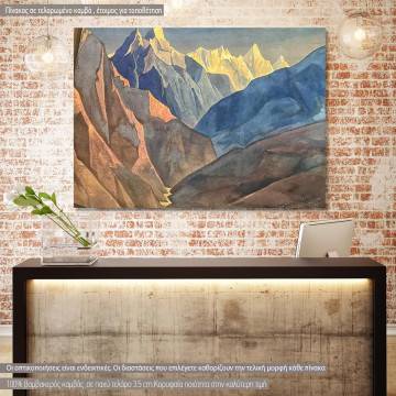 Canvas print Himalayas, Roerich N.
