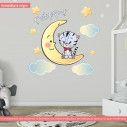 Kids wall stickers At moon tiger