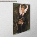 Canvas print Self portrait, Schiele E., side