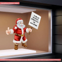 Wall stickers Santa Claus with your message