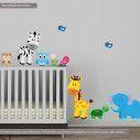 Kids wall stickers Jungle time, aditional animals