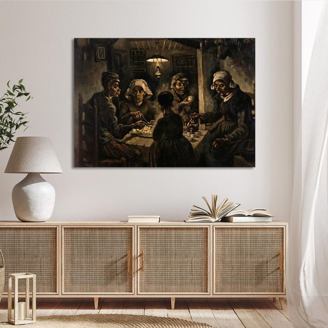 Canvas Print The Potato Eaters Vincent Van Gogh