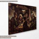 Canvas print The potato eaters, van Gogh Vincent, side
