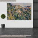 Πίνακας ζωγραφικής View of the domaine Saint-Joseph, Cezanne P., αντίγραφο σε καμβά