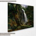Canvas print Waterfall at Mont-Dore, Michallon A. E., side