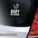 Baby car sticker Baby stroller on Board