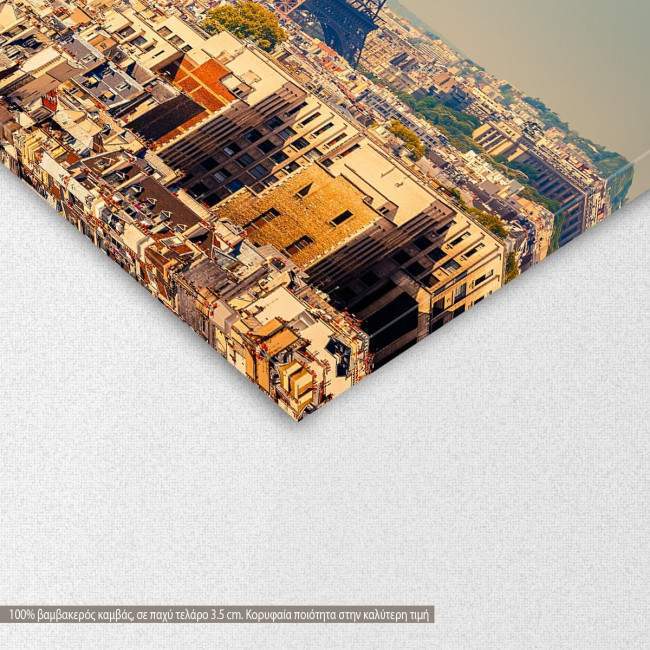 Canvas print Paris, Autumn Eiffel tower, detail