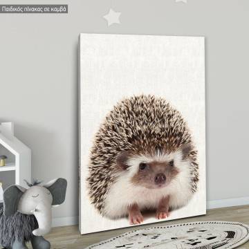 Kids canvas print Hedgehog 2