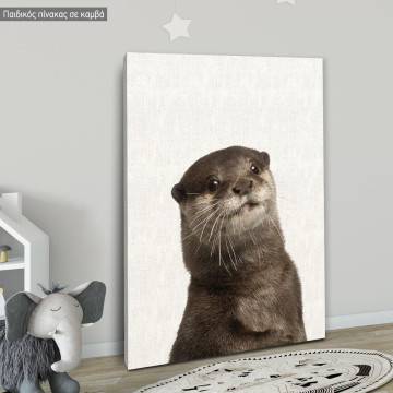 Kids canvas print Otter 2