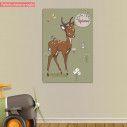 Kids canvas print Deer boy
