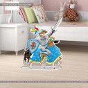 Wooden figure printed Knight