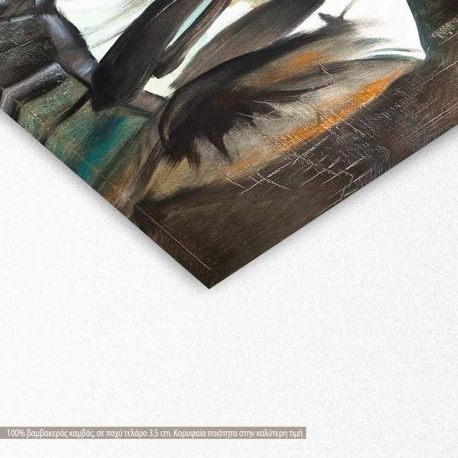 Canvas print Maybe square, two panels, detail