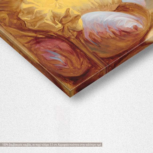 Canvas print A young girl reading, Fragonard J. H., detail