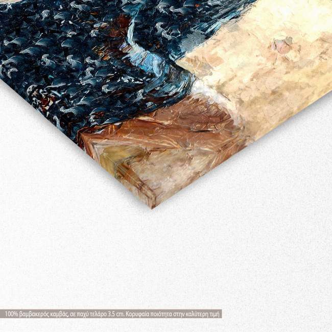 Canvas print Tango dancers, detail