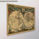 Canvas print Map of ancient world, side