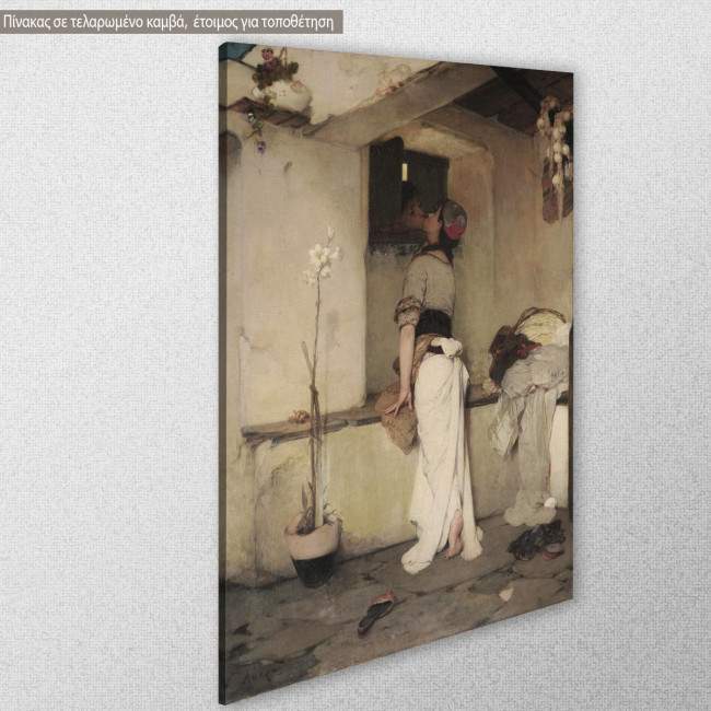 Canvas print The kiss Litras, side