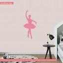 Wall stickers Ballerina name and stars art 2