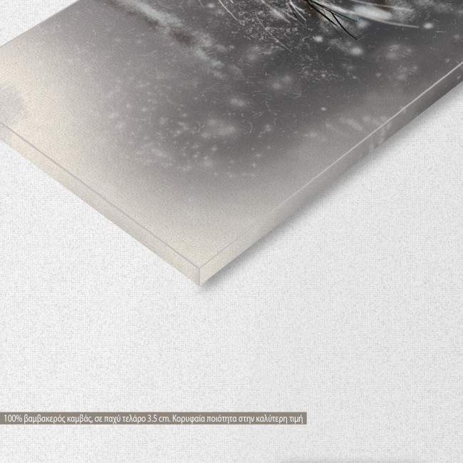 Πίνακας σε καμβά πεντάπτυχος, Four season tree