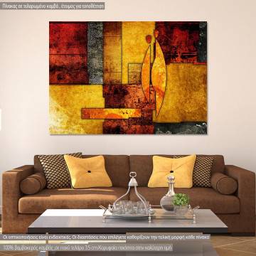 Canvas print Abstract oil painting illustration I