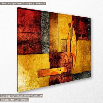 Canvas print Abstract oil painting illustration I Framed canvas View 1 2