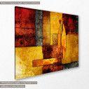 Canvas print Abstract oil painting illustration I, side