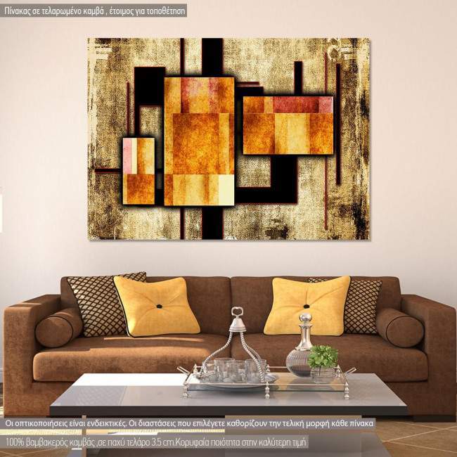 Canvas print Abstract oil painting illustration II