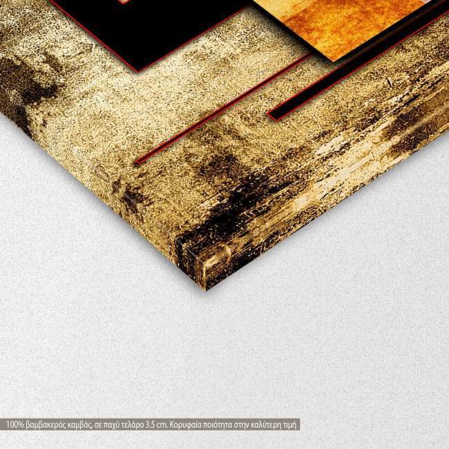 Canvas print Abstract oil painting illustration II, detail