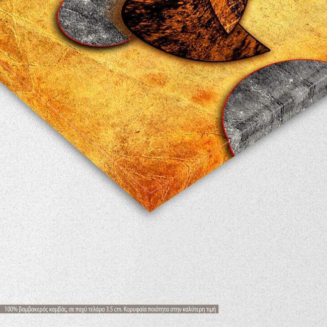 Canvas print  Abstract oil painting, the bird, detail