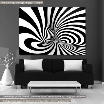 Πίνακας σε καμβά Abstract spiral