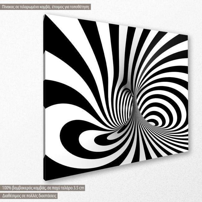 Canvas print Abstract spiral, side