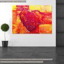 Canvas print  Heart abstract painting