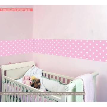 Μπορντούρα αυτοκόλλητο τοίχου, Αστέρια for girls