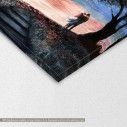 Canvas print Milky Way Lovers,  3 panels, detail