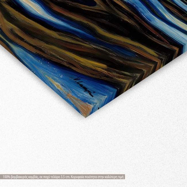 Canvas print Nocturne, Vilho Lampi, detail