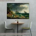 Canvas print A storm on a mediterranean coast by C. J. Vernet