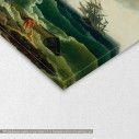 Canvas print A storm on a mediterranean coast by C. J. Vernet, detail